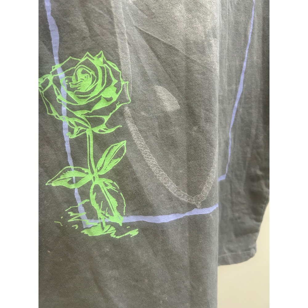 Tupac 2Pac The Rose That Grew From Concrete Graphic T-Shirt Gray XXS Hip Hop - Picture 9 of 9